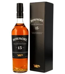 Bowmore 15 Jahre Islay Single Malt Scotch Whisky / 43 % Vol. / 0,7 Liter-Flasche in Geschenkkarton