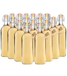 18 x Prinz Alte Williams-Christ-Birne im Holzfass gereift / 41 % vol / 18 x 1,0 Liter-Flasche
