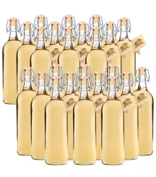 24 x Prinz Alte Williams-Christ-Birne im Holzfass gereift / 41 % vol / 24 x 1,0 Liter-Flasche