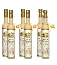 6 x Prinz Prinzalinen Likör verfeinert mit Marc de Champagne Trüffel / 15 % vol / 6 x 0,5 Liter