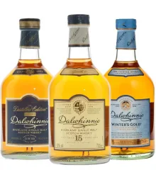 Dalwhinnie Whisky-Set: Winters Gold, 15 Jahre, Distillers Edition / 43 % Vol. / 3 x 0,7 Liter