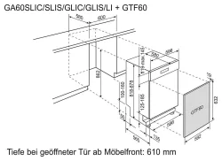 Electrolux T-FRONT(GTF60-5/6)We Dekorfront – Dekorfront Geschirrspüler – weiss