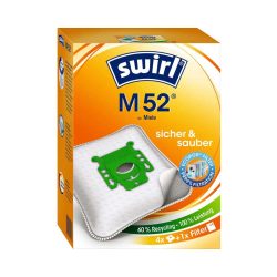 Swirl Staubfilterbeutel M52 Weiß 4 Stück