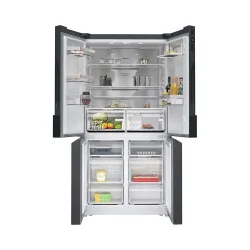 Siemens KF96NAXEA Kühl-/ Gefrierkombination – Food Center – black steel