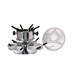 Nouvel Susanne 27-teilig Fondue Set – silber