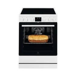 Electrolux FEH6LV702 Freistehender Herd - Glaskeramik Elektrisch – Kochherd freistehend – weiss