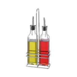 Hendi Menage Essig und Öl 2x 0,237L – Gastro Inventar/Gastro Einrichtungen – edelstahl