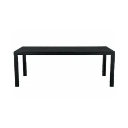 Schou Gartentisch Noah 205x90cm Schwarz