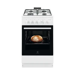 Electrolux FGH5KG212 Freistehender Gasherd – Gasherd freistehend – weiss