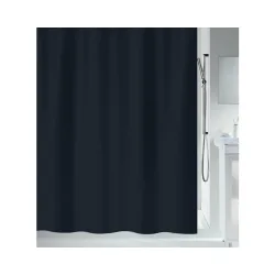 Spirella Duschvorhang Primo 180x200cm Schwarz