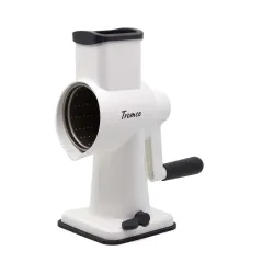 Tromco Classic Trommelraffel-Set Weiss