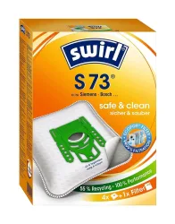 Swirl Staubfilterbeutel S73 Weiß 4 Stück