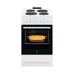 Electrolux FEH5KP104 Freistehender Herd – Kochherd freistehend – weiss