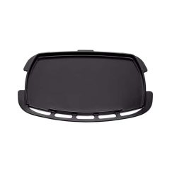 Weber Plancha Full-Size für Q 3200N+ Grills Grillplatte – Weber Grill Ablage/Grill Rollwagen/Grill Erweiterung – schwarz
