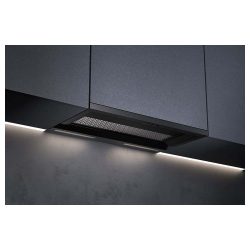 Wesco EVME 218-55 Umluft mit Plasma Compact mattschwarz Dunstabzugshaube 55cm – Einbau Dunstabzug – schwarz matt