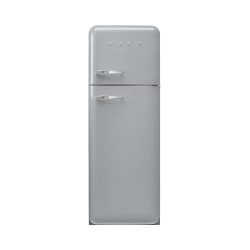 Smeg FAB30RSV6 Kühlschrank – Kühlschrank mit Gefrierfach freistehend – silber