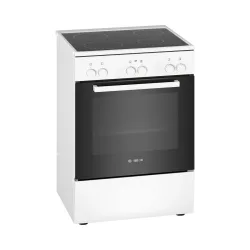Bosch HKA090220 Freistehender Herd mit Glaskeramik – Kochherd freistehend – weiss