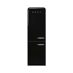 Smeg FAB32LBL6 Kühl-/Gefrierkombination – Kühlschrank mit Gefrierfach freistehend – schwarz