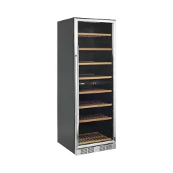 Fors VC 176163 GES Weintemperierschrank – Weinkühlschrank freistehend – edelstahl