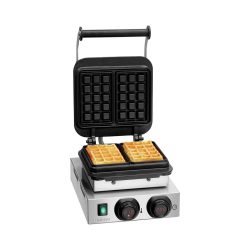 Bartscher MDI 1BW160-101 Waffeleisen – Diverse Gastro Küchengeräte – edelstahl / schwarz