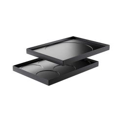 Stöckli PizzaGrill 6 Wende-Crêpeplatte – Raclette Zubehör/Fondue Zubehör – schwarz