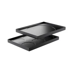 Stöckli PizzaGrill 6 Wende-Crêpeplatte – Raclette Zubehör/Fondue Zubehör – schwarz