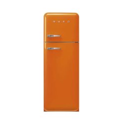 Smeg FAB30ROR6 Kühl-/Gefrierkombination – Kühlschrank mit Gefrierfach freistehend – orange