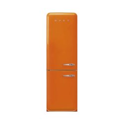 Smeg FAB32LOR6 Kühl-/Gefrierkombination – Kühlschrank mit Gefrierfach freistehend – orange