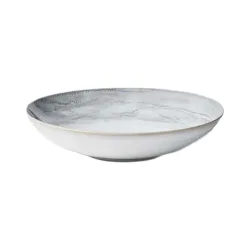 Gipfelstück Teller Set tief 4-tlg. 22 cm Tiefer See Grau