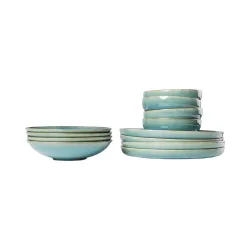 Gipfelstück Tafelservice 12-tlg Tiefer See Blau