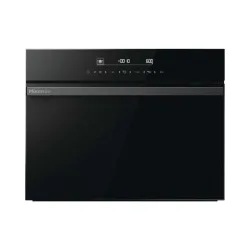 Hisense BIM 45342ADBG Kompakt Backofen 60cm mit Mikrowelle – Einbau Backofen 60 cm – schwarz