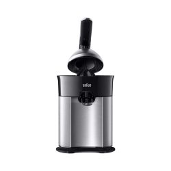 Braun CitrusQuick7 Saftpresse – Entsafter/Saftpresse/Zitruspresse – schwarz / silber