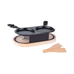 OHMEX Doppelter Raclettegrill OHM-RCL-0606 2 personen