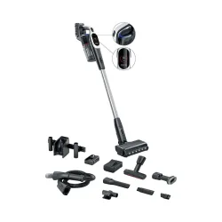 Bosch Unlimited Serie 9 Akkustaubsauger – Akku Staubsauger/Besenstaubsauger – weiss / grau