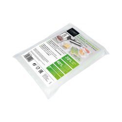 Caso Strukturbeutel 16x23 cm 60 Stück – Vakuumiergerät Zubehör – transparent