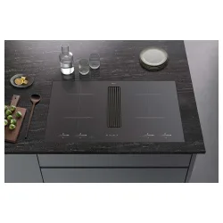 Wesco WKA 83 Piana Pro Abluft Glaskeramik mit integriertem Dunstabzug – Kochfeld mit integriertem Dunstabzug