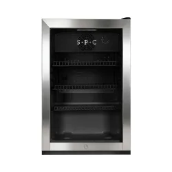 SPC, Flaschenkühlschrank, SPC FKS118C INOX Flaschenkühlschrank,