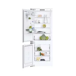 Sibir Duo Schwarz Links Einbau Kühlschrank 55cm vollintegriert – Einbaukühlschrank mit Gefrierfach 55 cm dekorfähig
