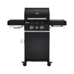 Burnhard FRED Jr Deluxe Gasgrill 2-Brenner Black Edition – schwarz