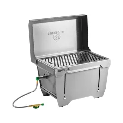 Burnhard JONES Jr. Campinggrill 1-Brenner – Gasgrill – edelstahl