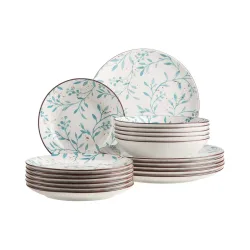 Mäser Serie Olive Tellerset 18-tlg. Türkis