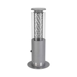 Nouvel Hog Rocks Pellet-Tischheizung – Heizstrahler – grau