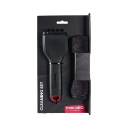nomadiQ 39.2256.33BB Reinigungsset – Grillbürste/Grillreiniger – schwarz
