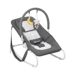 Badabulle Easy Moonlight Babywippe Grau