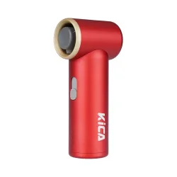 KiCA Jet Fan Mini Red Taschenventilator – Tischventilator/USB Ventilator – rot