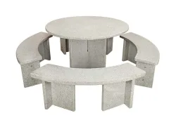Gandria Granittisch mit Sitzbank