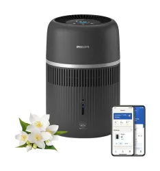 PHILIPS HU4210/03 4000 Series Luftbefeuchter Dunkelgrau (3 W, Raumgröße: 44 m²)