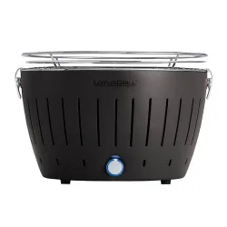Lotusgrill, LotusGrill Original Anthrazit Holzkohlegrill – Holzkohlegrill/Kohlegrill – anthrazitgrau