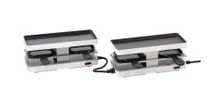 Stöckli Twinboard Set Raclettegrill – Raclette Ofen/Raclette Grill – weiss