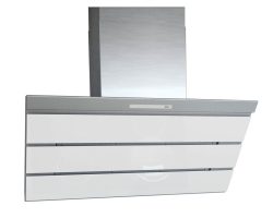 Wesco WHE Virago 80 Dunstabzugshaube 60cm – Wandhaube/Dunstabzugshaube Wand – glas / weiss